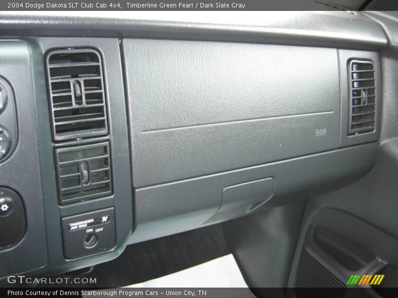 Timberline Green Pearl / Dark Slate Gray 2004 Dodge Dakota SLT Club Cab 4x4