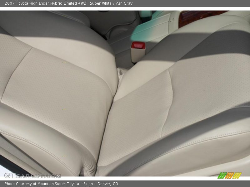 Super White / Ash Gray 2007 Toyota Highlander Hybrid Limited 4WD