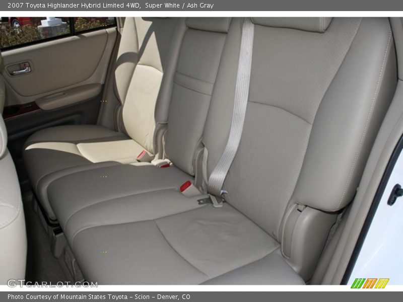 Super White / Ash Gray 2007 Toyota Highlander Hybrid Limited 4WD