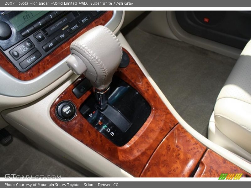 Super White / Ash Gray 2007 Toyota Highlander Hybrid Limited 4WD