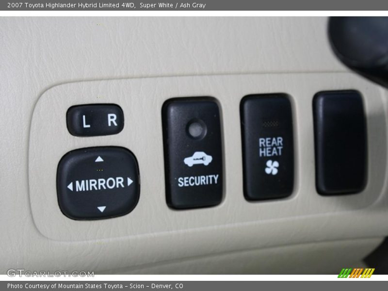 Super White / Ash Gray 2007 Toyota Highlander Hybrid Limited 4WD