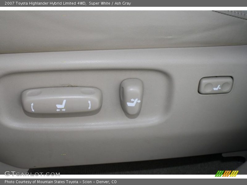 Super White / Ash Gray 2007 Toyota Highlander Hybrid Limited 4WD