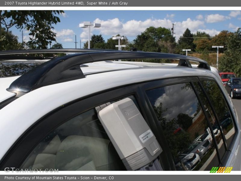 Super White / Ash Gray 2007 Toyota Highlander Hybrid Limited 4WD