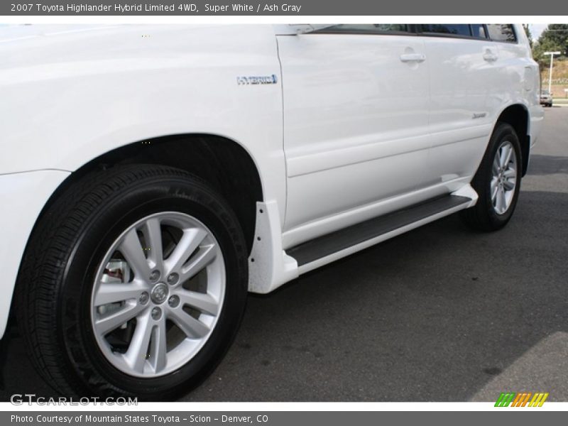 Super White / Ash Gray 2007 Toyota Highlander Hybrid Limited 4WD