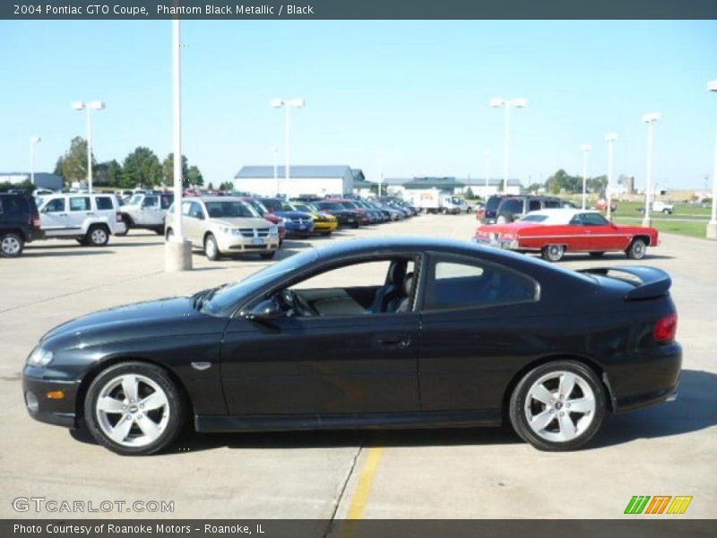 Phantom Black Metallic / Black 2004 Pontiac GTO Coupe