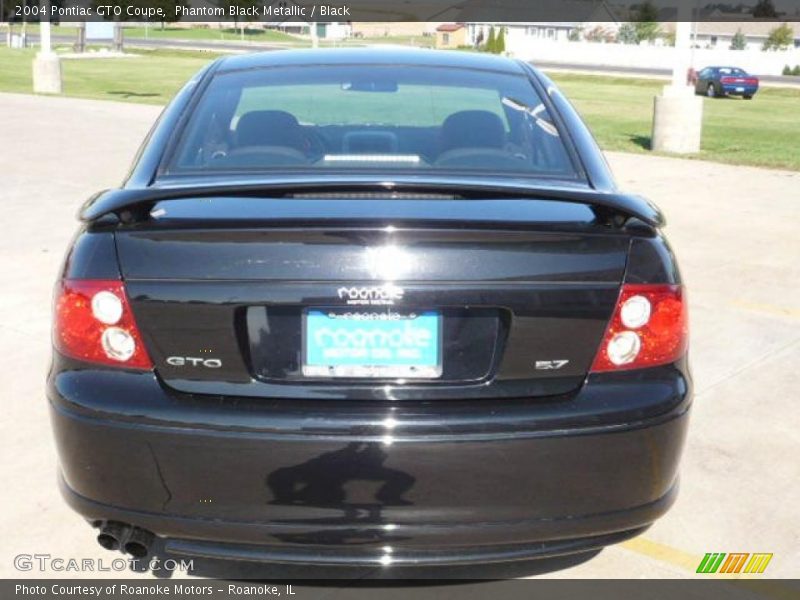Phantom Black Metallic / Black 2004 Pontiac GTO Coupe