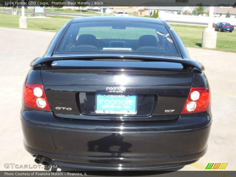 Phantom Black Metallic / Black 2004 Pontiac GTO Coupe