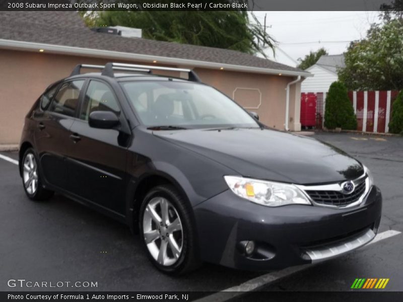Obsidian Black Pearl / Carbon Black 2008 Subaru Impreza Outback Sport Wagon