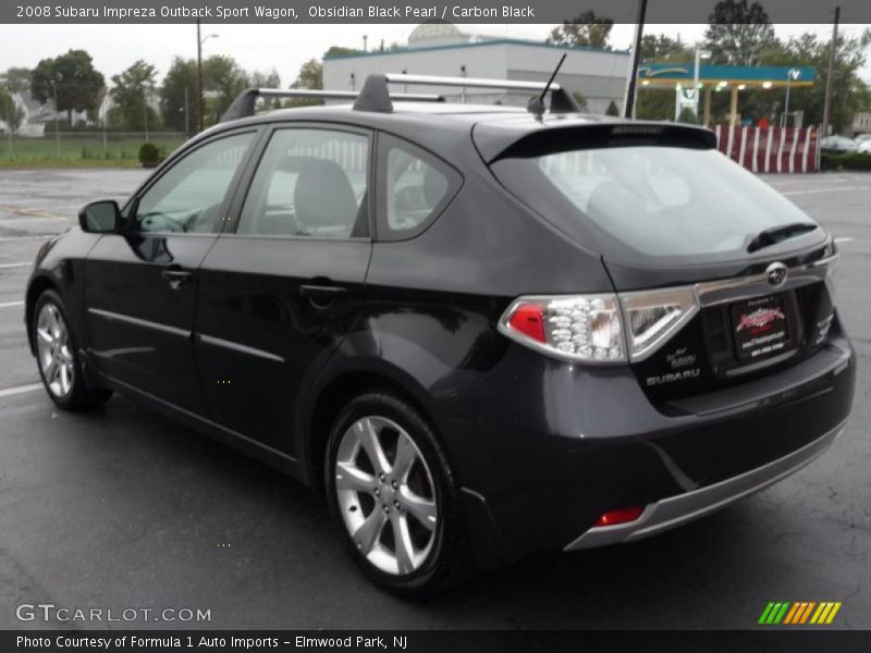Obsidian Black Pearl / Carbon Black 2008 Subaru Impreza Outback Sport Wagon