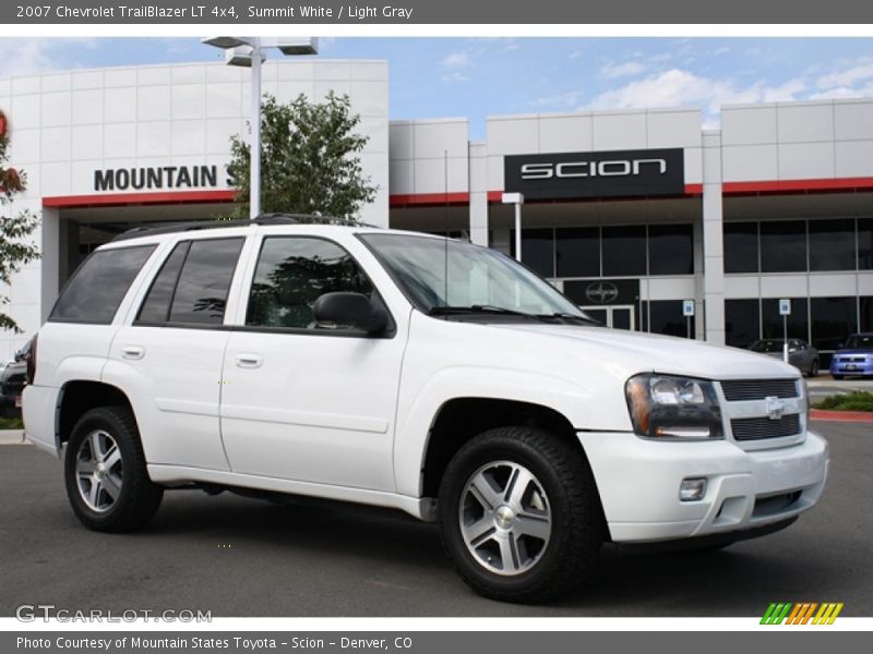 Summit White / Light Gray 2007 Chevrolet TrailBlazer LT 4x4