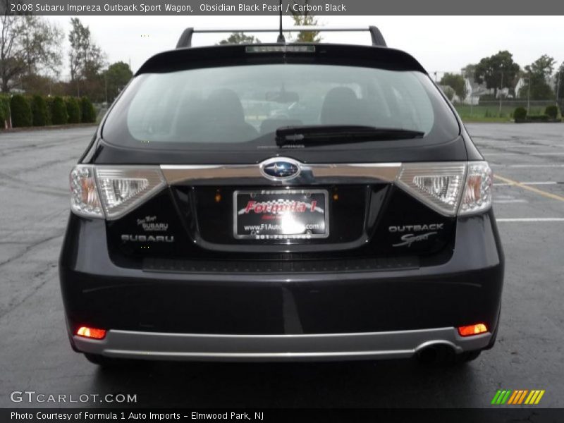 Obsidian Black Pearl / Carbon Black 2008 Subaru Impreza Outback Sport Wagon