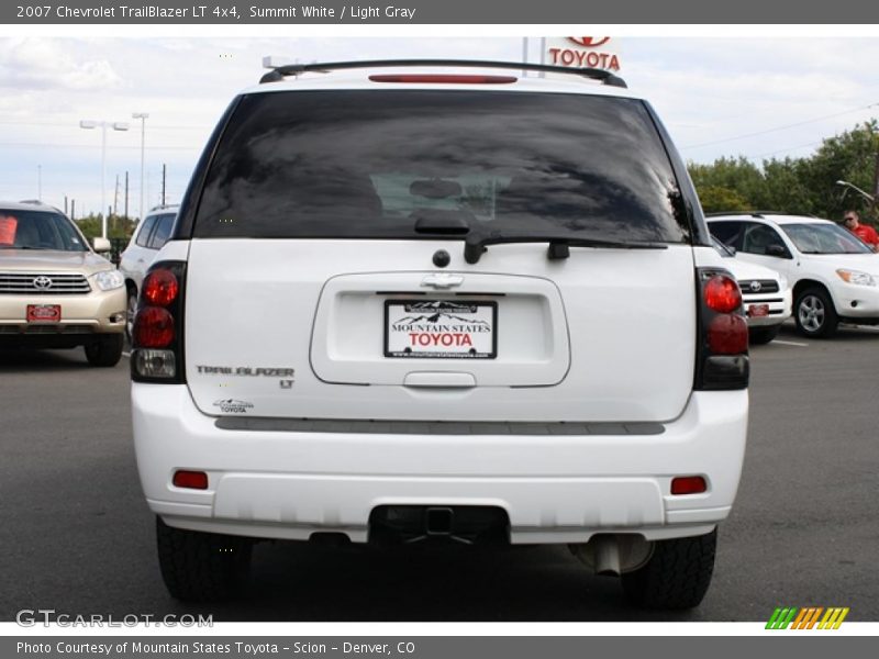 Summit White / Light Gray 2007 Chevrolet TrailBlazer LT 4x4
