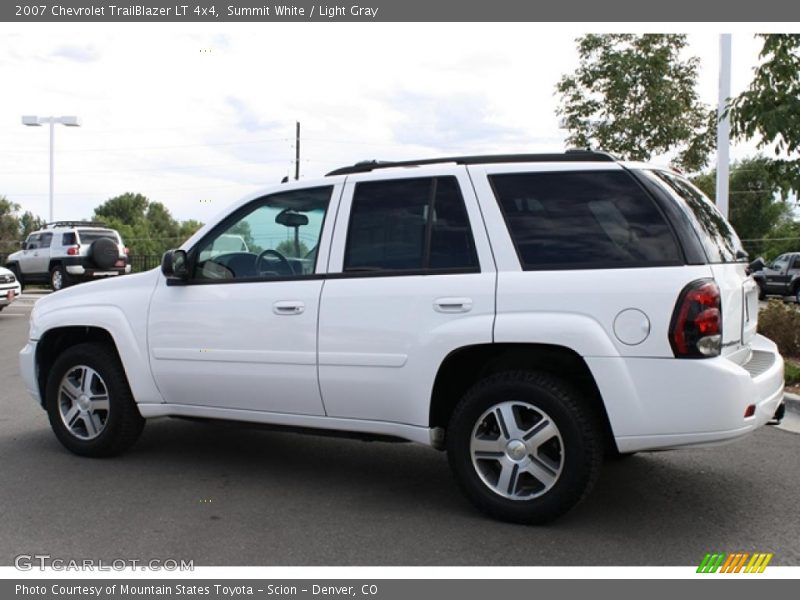 Summit White / Light Gray 2007 Chevrolet TrailBlazer LT 4x4