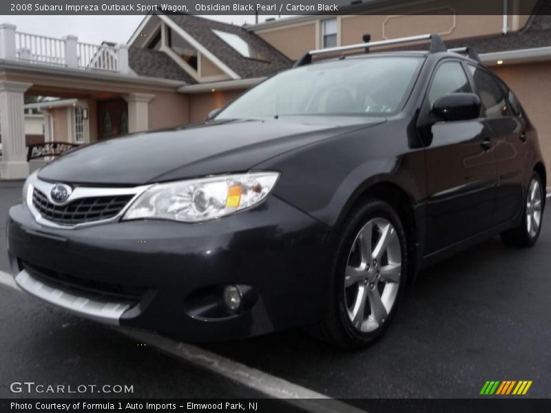 Obsidian Black Pearl / Carbon Black 2008 Subaru Impreza Outback Sport Wagon