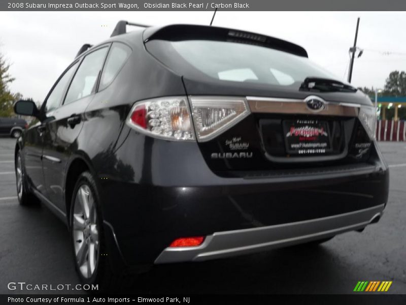 Obsidian Black Pearl / Carbon Black 2008 Subaru Impreza Outback Sport Wagon