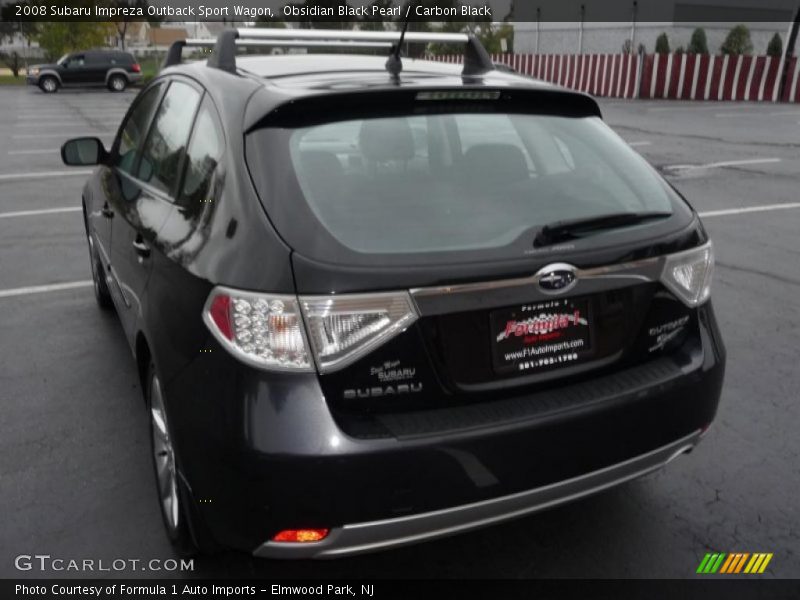 Obsidian Black Pearl / Carbon Black 2008 Subaru Impreza Outback Sport Wagon