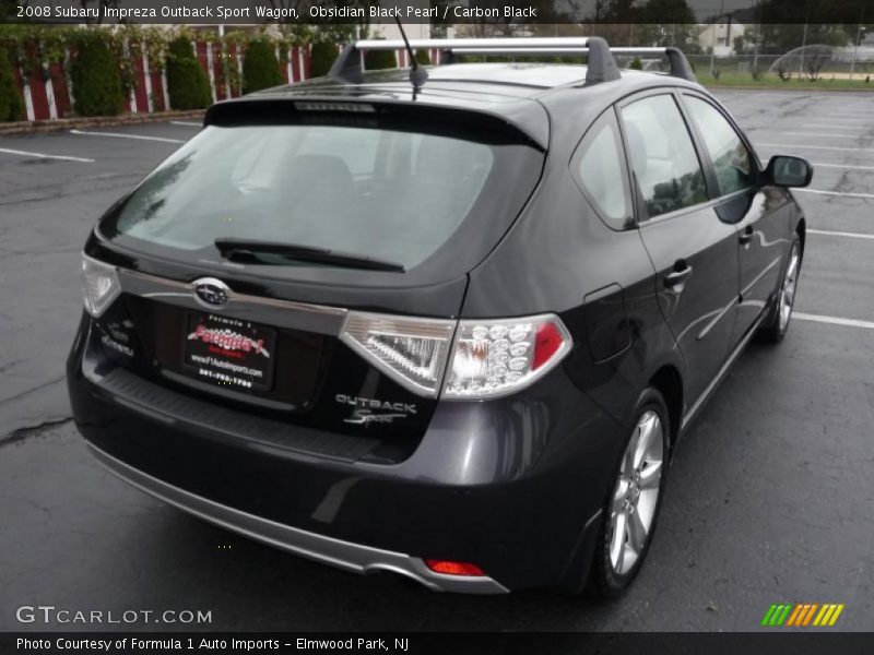 Obsidian Black Pearl / Carbon Black 2008 Subaru Impreza Outback Sport Wagon