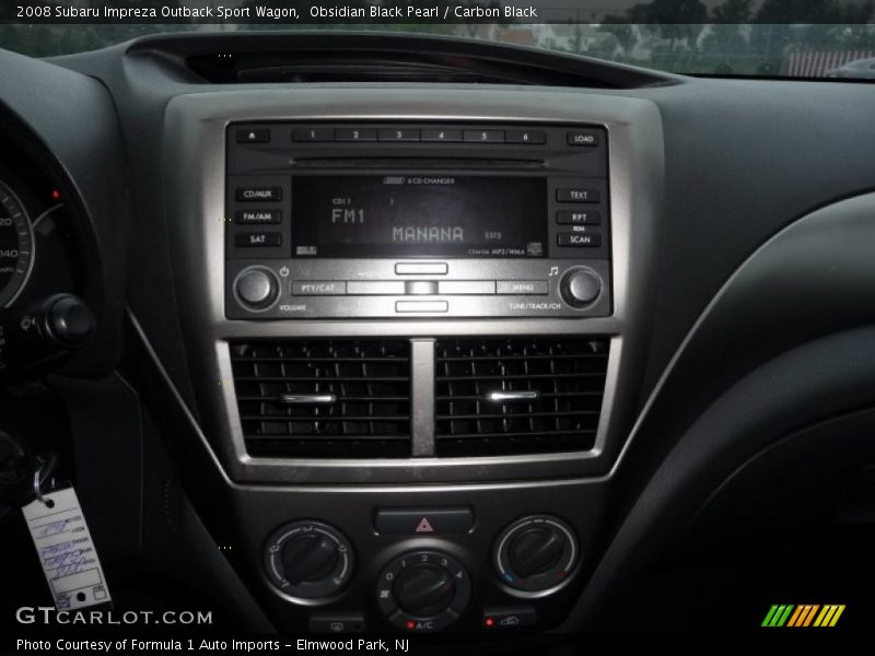 Obsidian Black Pearl / Carbon Black 2008 Subaru Impreza Outback Sport Wagon