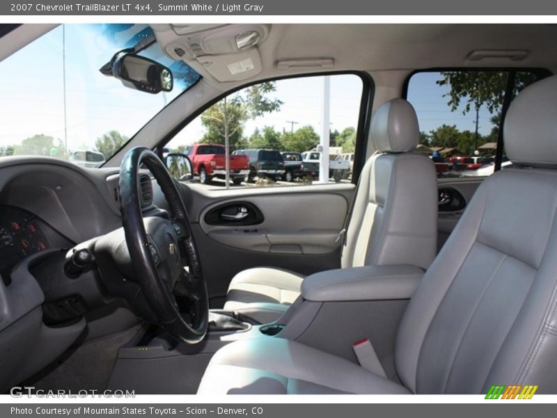 Summit White / Light Gray 2007 Chevrolet TrailBlazer LT 4x4