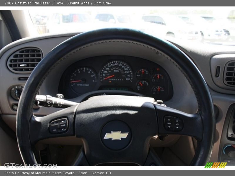 Summit White / Light Gray 2007 Chevrolet TrailBlazer LT 4x4