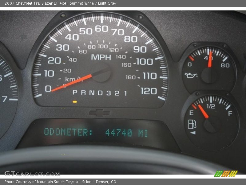 Summit White / Light Gray 2007 Chevrolet TrailBlazer LT 4x4