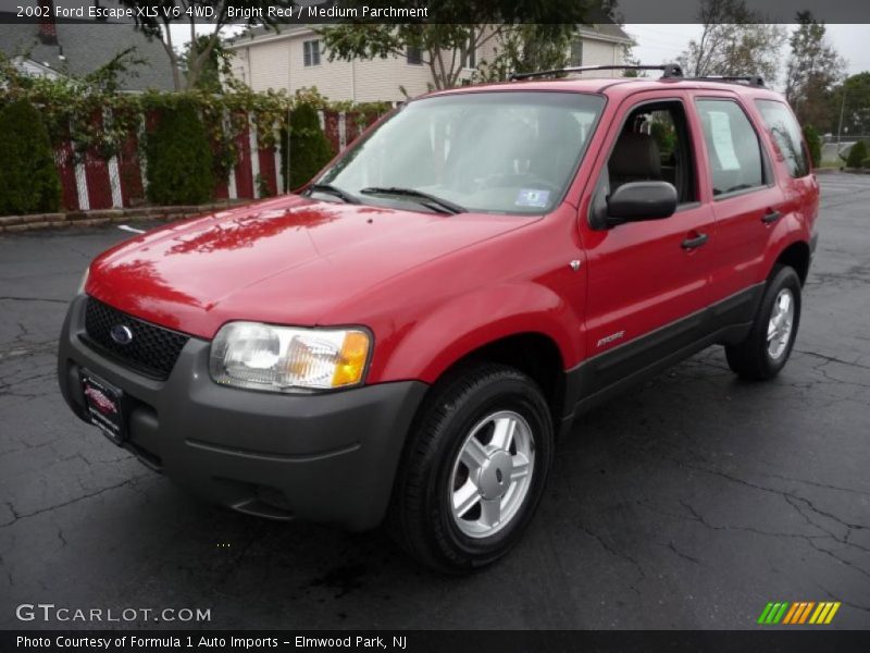 Bright Red / Medium Parchment 2002 Ford Escape XLS V6 4WD