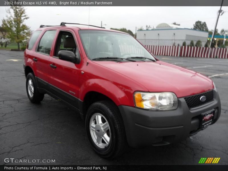 Bright Red / Medium Parchment 2002 Ford Escape XLS V6 4WD