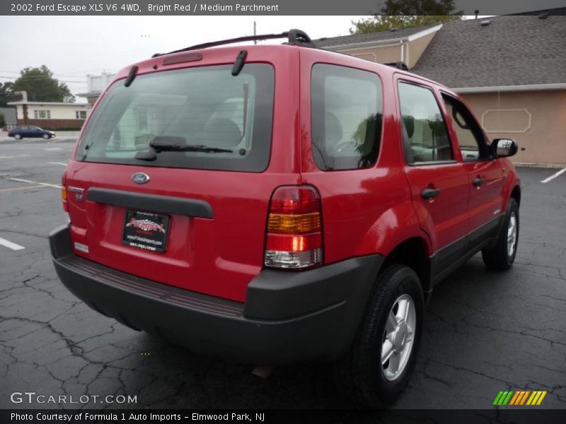 Bright Red / Medium Parchment 2002 Ford Escape XLS V6 4WD