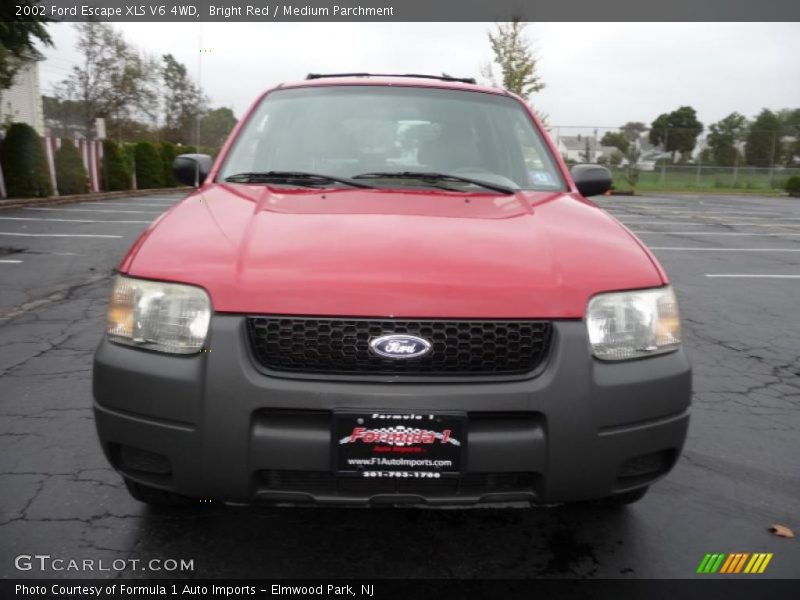 Bright Red / Medium Parchment 2002 Ford Escape XLS V6 4WD