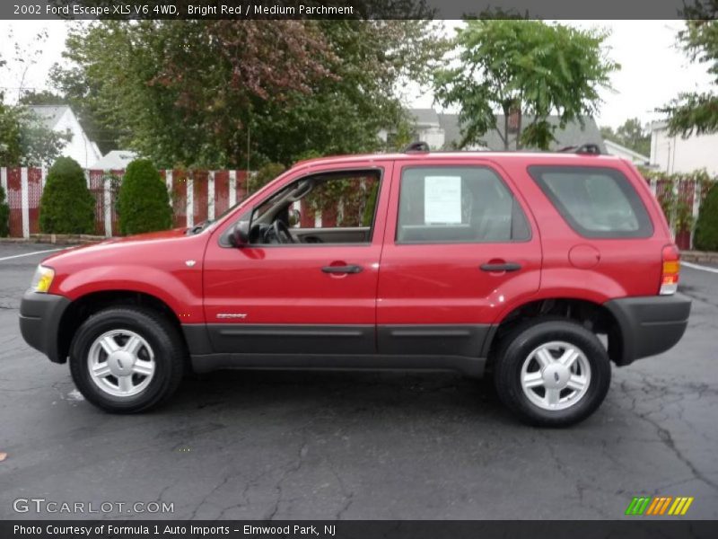 Bright Red / Medium Parchment 2002 Ford Escape XLS V6 4WD