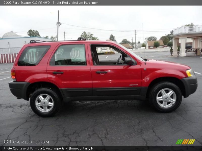 Bright Red / Medium Parchment 2002 Ford Escape XLS V6 4WD