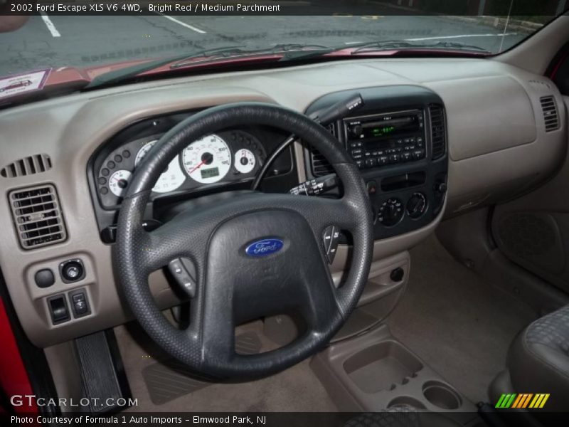 Bright Red / Medium Parchment 2002 Ford Escape XLS V6 4WD
