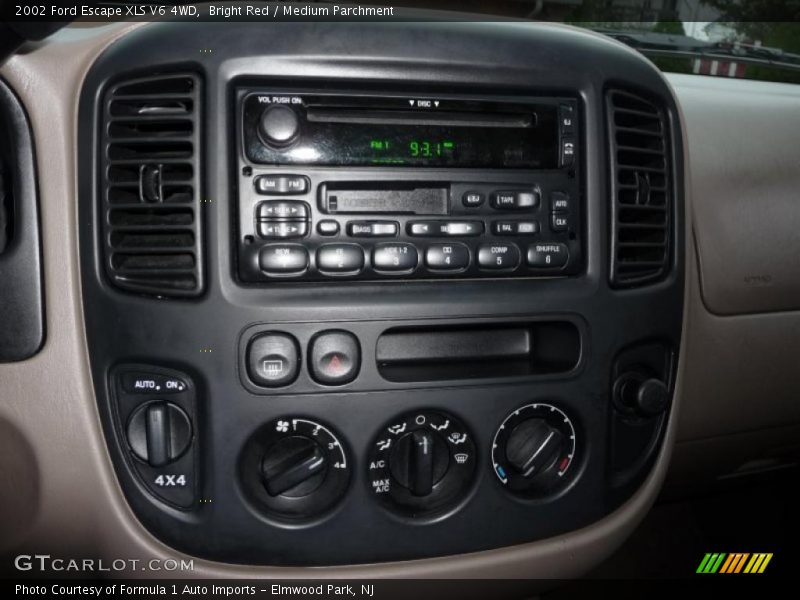 Bright Red / Medium Parchment 2002 Ford Escape XLS V6 4WD