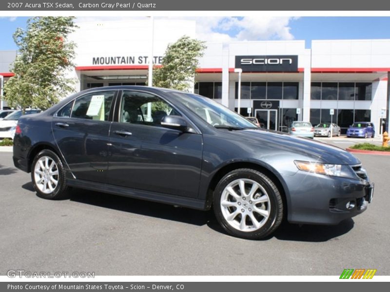 Carbon Gray Pearl / Quartz 2007 Acura TSX Sedan