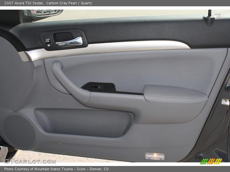 Carbon Gray Pearl / Quartz 2007 Acura TSX Sedan