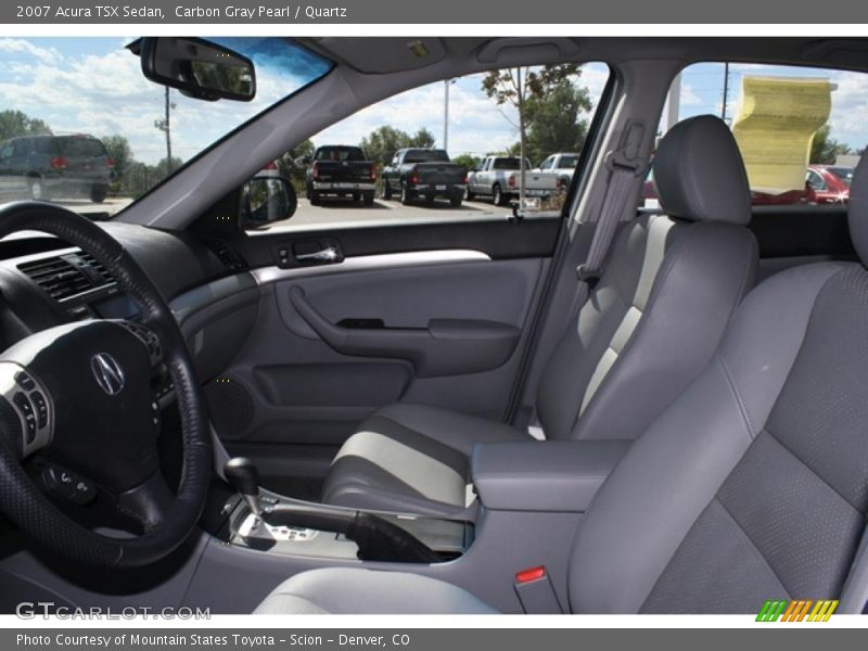 Carbon Gray Pearl / Quartz 2007 Acura TSX Sedan