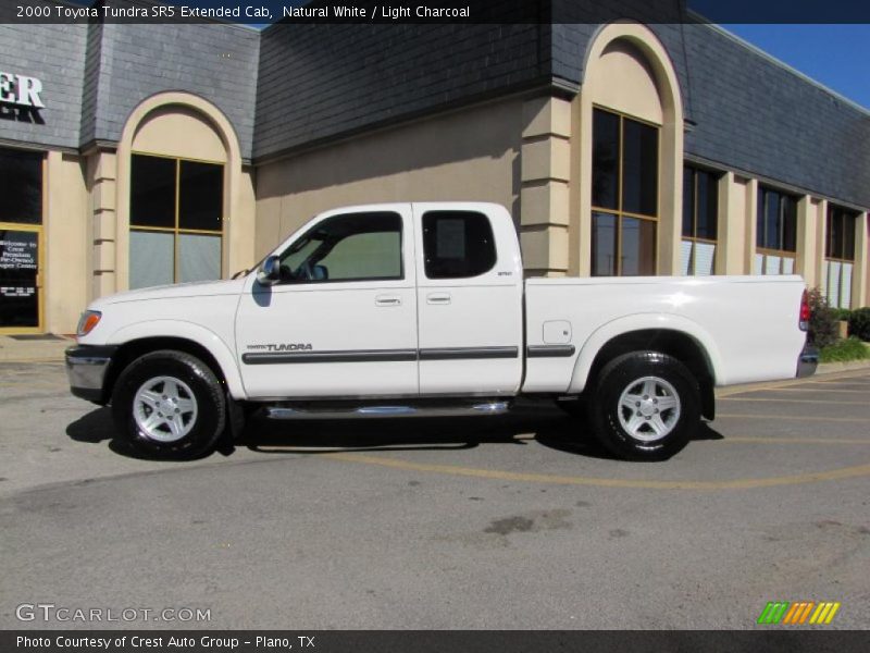 Natural White / Light Charcoal 2000 Toyota Tundra SR5 Extended Cab