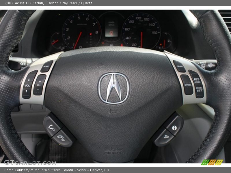 Carbon Gray Pearl / Quartz 2007 Acura TSX Sedan