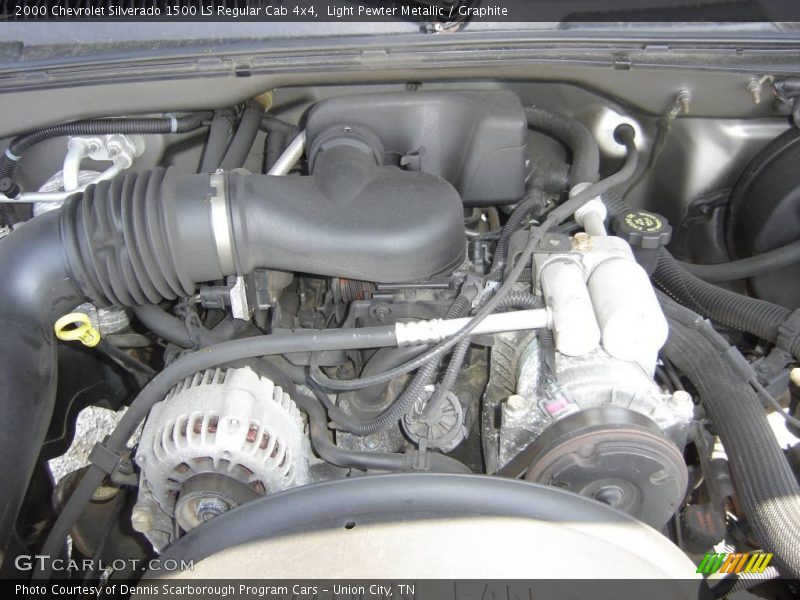 Light Pewter Metallic / Graphite 2000 Chevrolet Silverado 1500 LS Regular Cab 4x4