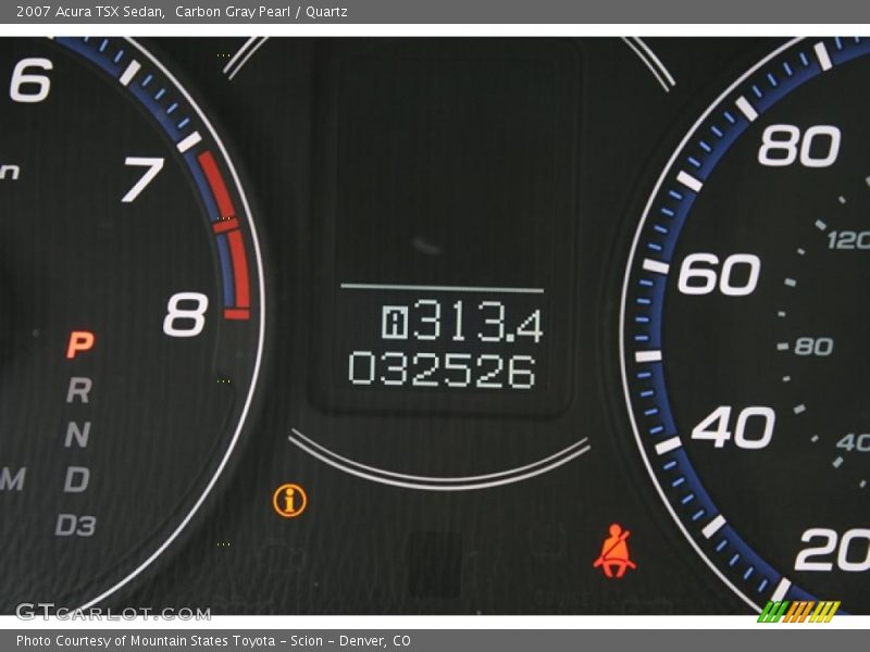 Carbon Gray Pearl / Quartz 2007 Acura TSX Sedan