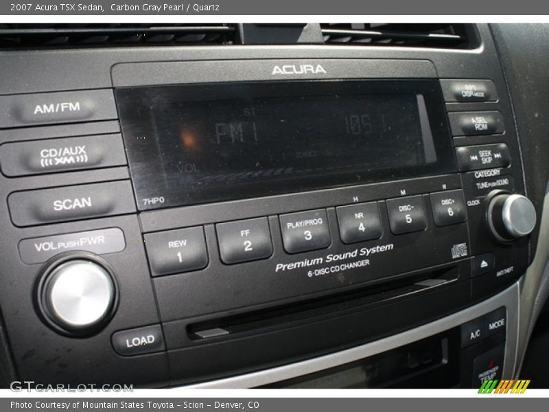 Carbon Gray Pearl / Quartz 2007 Acura TSX Sedan