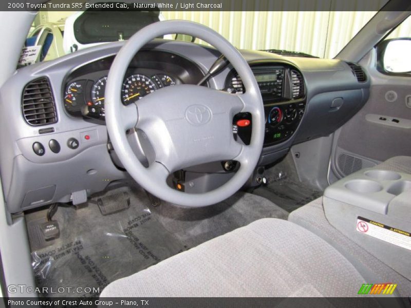 Natural White / Light Charcoal 2000 Toyota Tundra SR5 Extended Cab