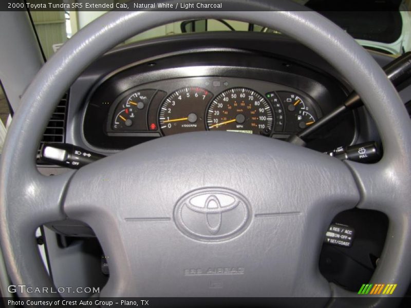 Natural White / Light Charcoal 2000 Toyota Tundra SR5 Extended Cab