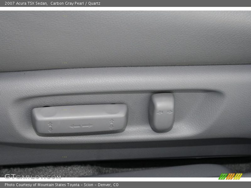 Carbon Gray Pearl / Quartz 2007 Acura TSX Sedan