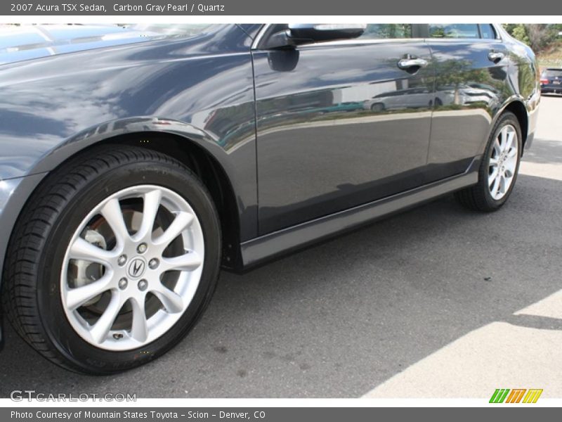 Carbon Gray Pearl / Quartz 2007 Acura TSX Sedan