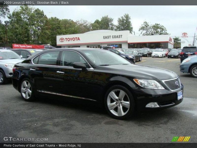 Obsidian Black / Black 2009 Lexus LS 460 L