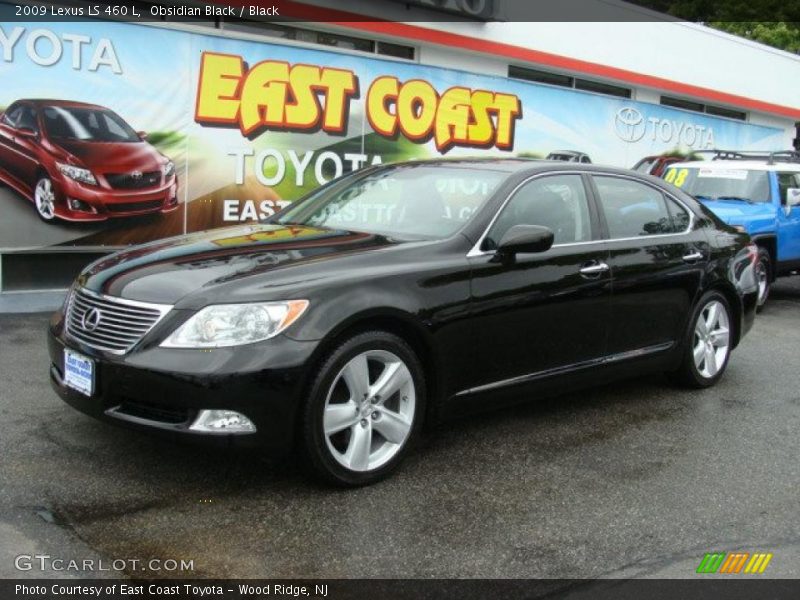 Obsidian Black / Black 2009 Lexus LS 460 L