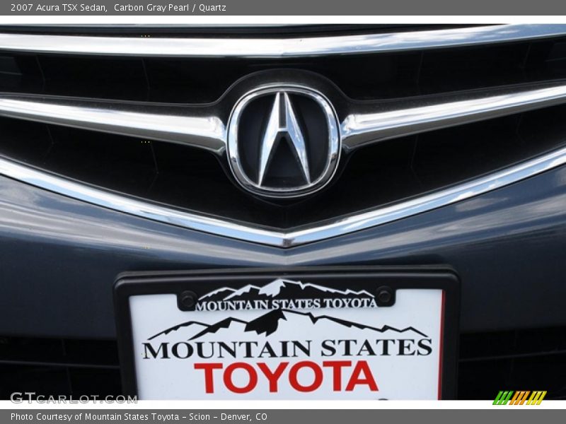 Carbon Gray Pearl / Quartz 2007 Acura TSX Sedan