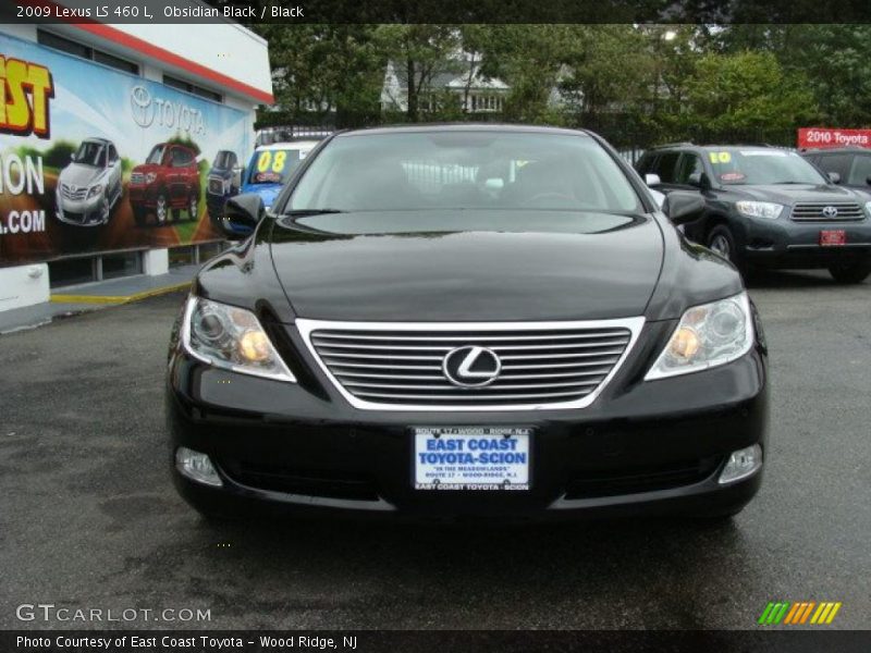 Obsidian Black / Black 2009 Lexus LS 460 L