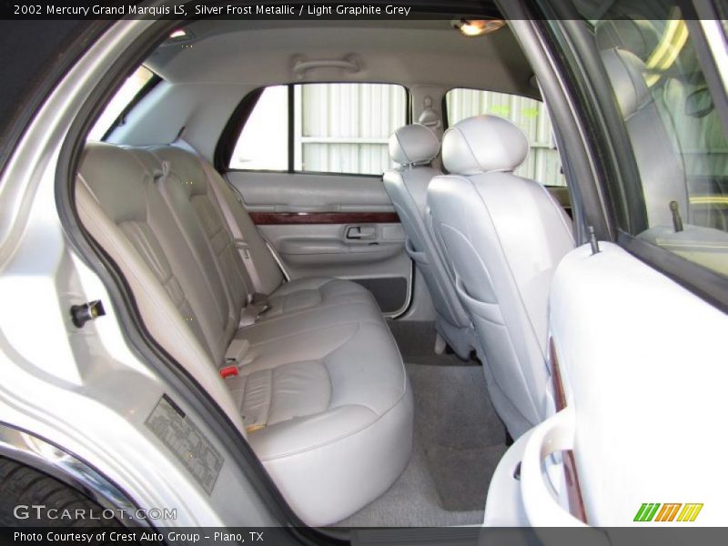 Silver Frost Metallic / Light Graphite Grey 2002 Mercury Grand Marquis LS